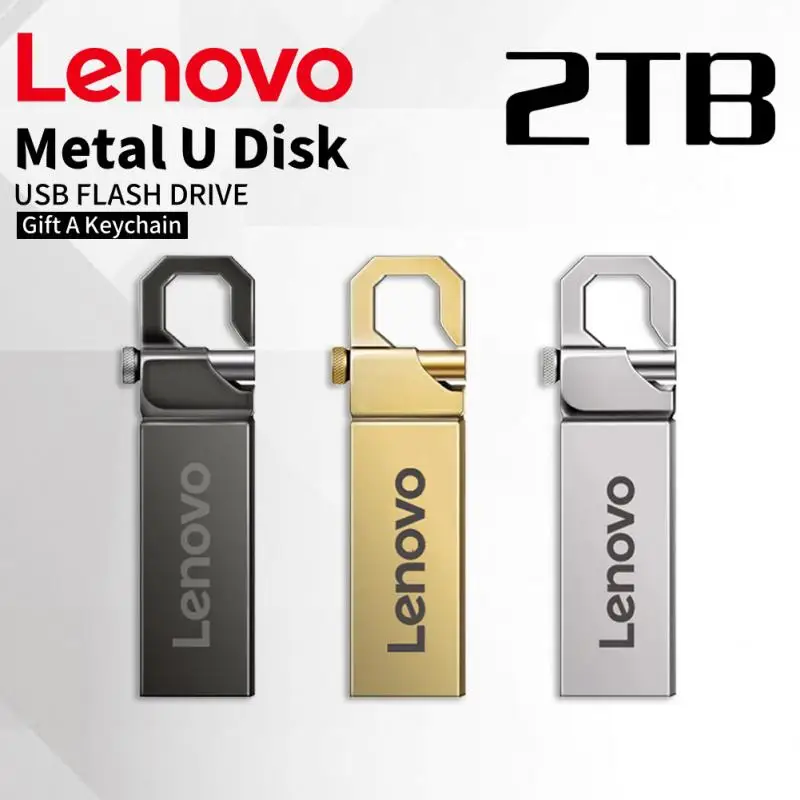Pen Drive Usb Flash Drive Flash Drive Lenovo Flash Drives 2TB 1TB 512GB Usb 3.0 Mini Metal Pendrive Portable Drive Waterproof Memoria Storage U Disk