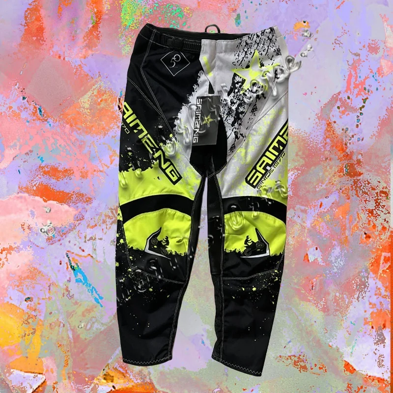 SAIMENG MX Pants men lady Off Road Motocross pants Motorcycle Dirt Bike Bicycle MTB DH UTV BMX Enduro Downhill Ridi