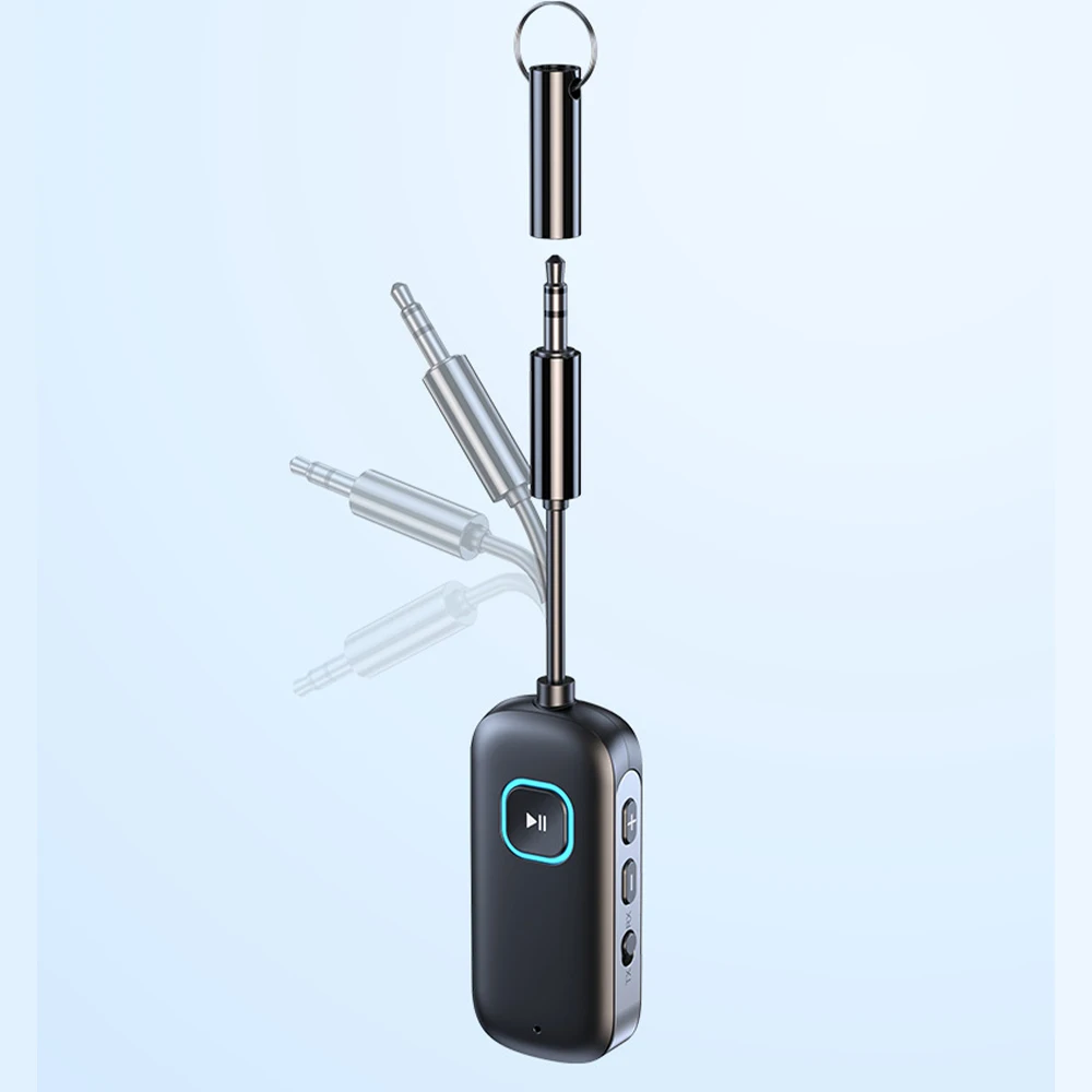 2 in 1 APTX Receiver Transmitter 3.5mm Aux Bluetooth-Compatible 5.3 Wireless Handsfree Adapter Low Latency TX & RX Adapter