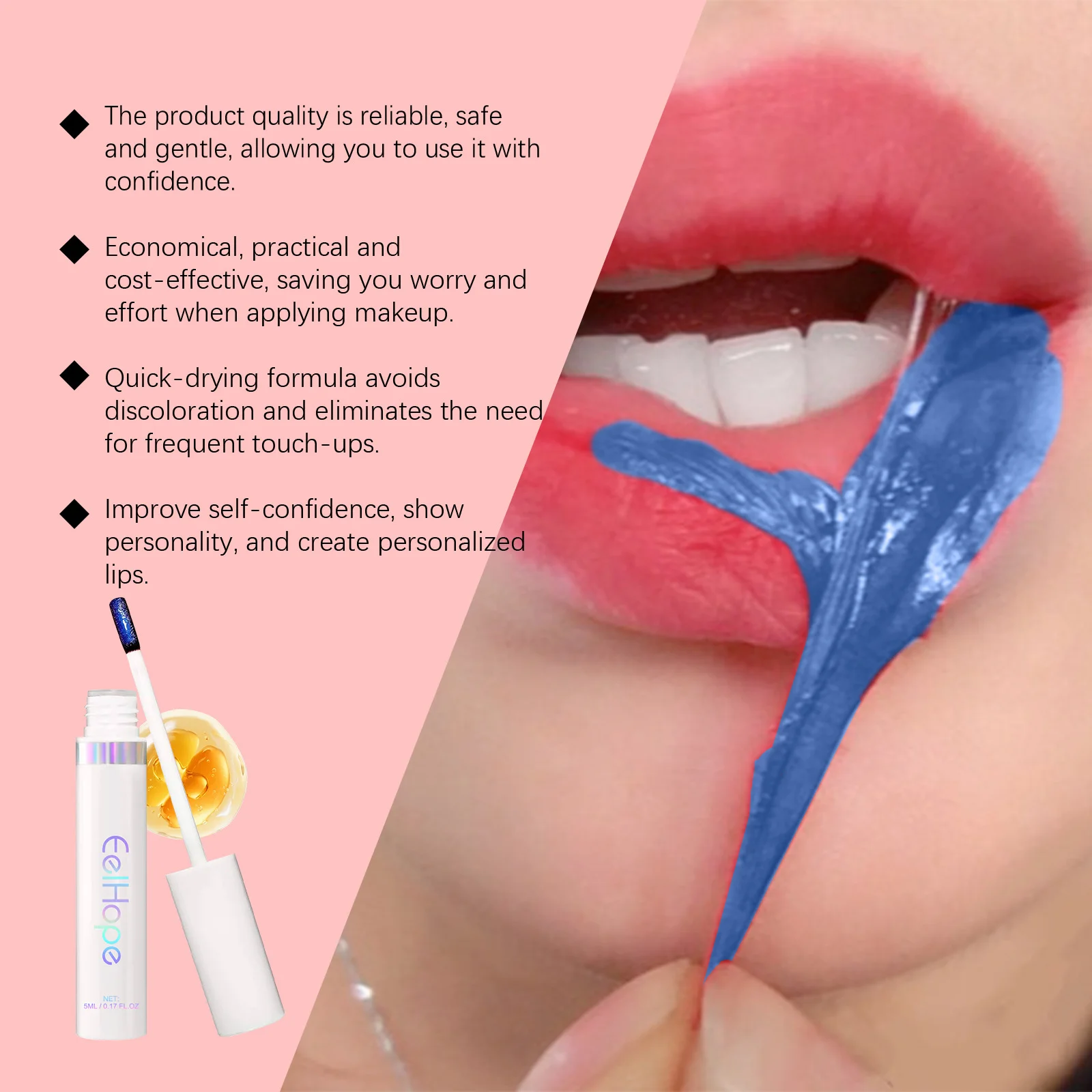 Peel off Lipstick Long-Lasting Moisturizing Non Stick Cup Portable Care Lip Gloss Waterproof Sexy Red Pink Lips Makeup Cosmetics 5