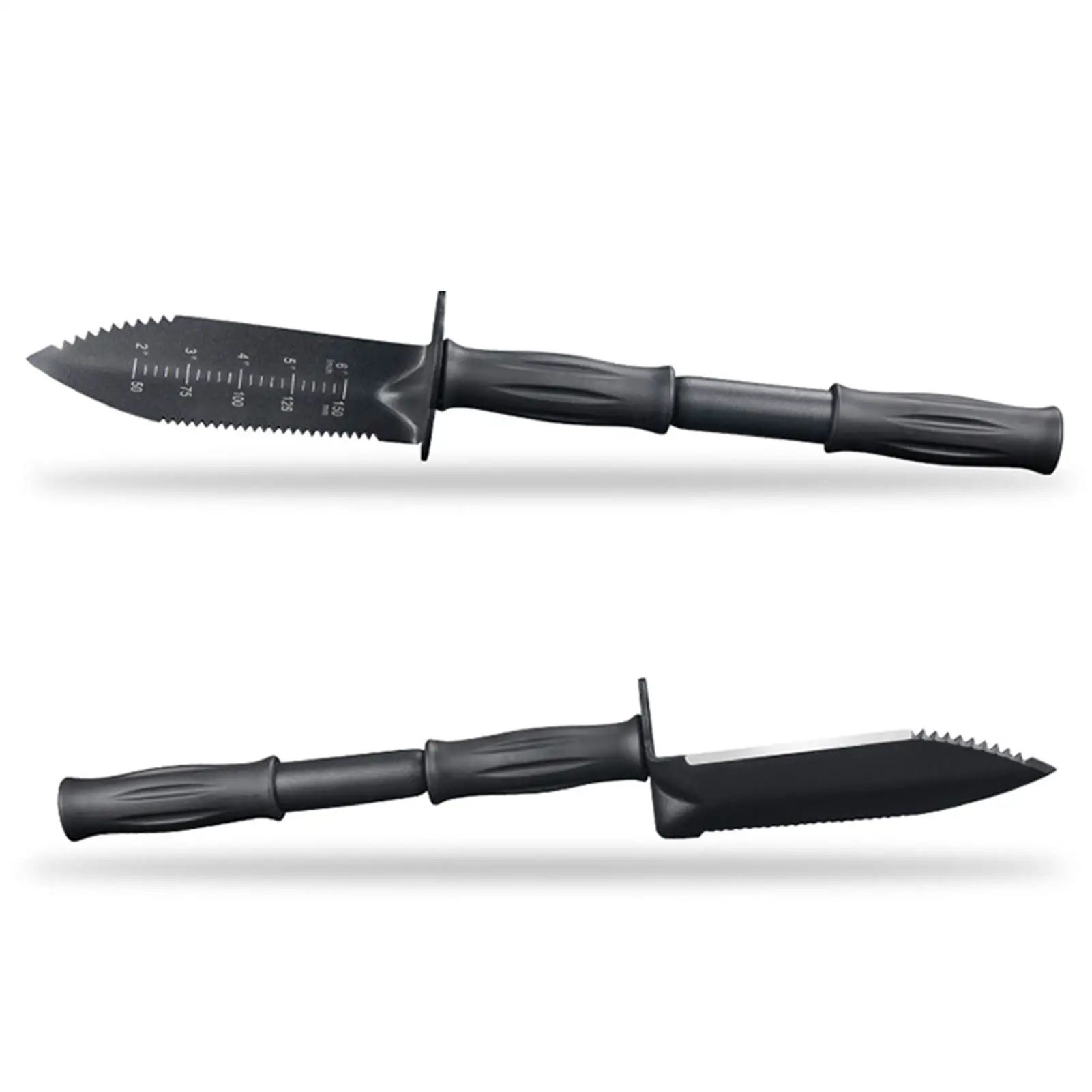 Metal Detector Digging Tools Serrated Edge Digger With Sheath Stainless Steel Garden Shovel Knife Extended Handle Camping Supply 2