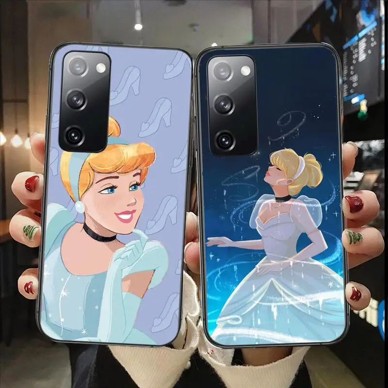 Cenerentola Princess Tpu Phone Case Luxury Fashion Per Samsung Galaxy S23 S21 S10 S30 S20 S22 S8 S9 S30 Pro Plus Ultra Fe Cover