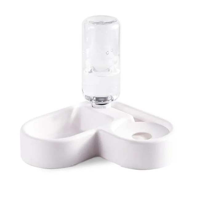 500ml Pet Automatic Feeder Small Bowl Drinkable Portable Cat and Dog Food Bowl Living Room Bedroom Pet Products  Pet Items 5