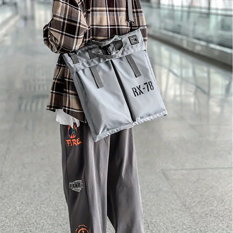 

Вместительная сумка через плечо для студентов, Портативная Сумка-тоут двойного назначения, модная и крутая сумка через плечо для занятий и походов