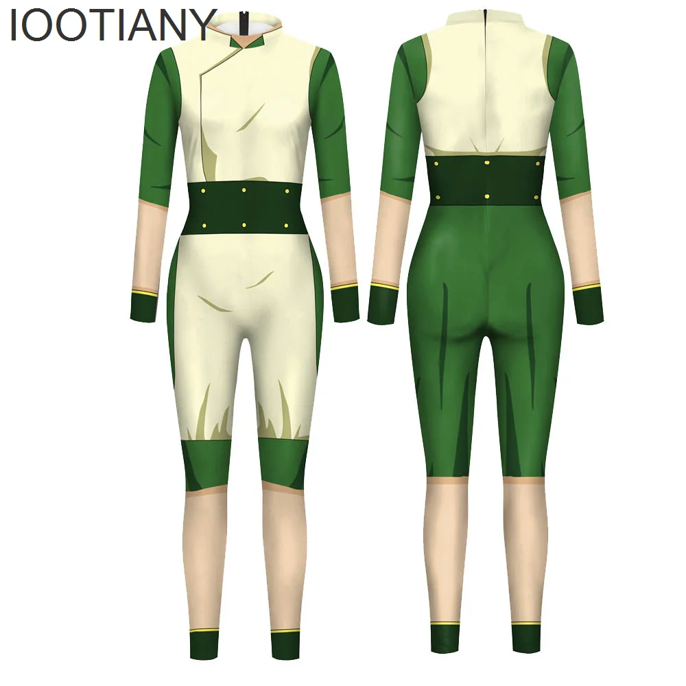 

IOOTIANY Anime Harajuku 3D Print Women Sexy Skinny Jumpsuit Carnival Cosplay Costumes Bodysuit Party Rompers New monos mujer