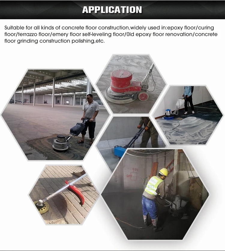 Hand-held High Efficiency Three Head Grinder Floor Grinding Machine for Sale