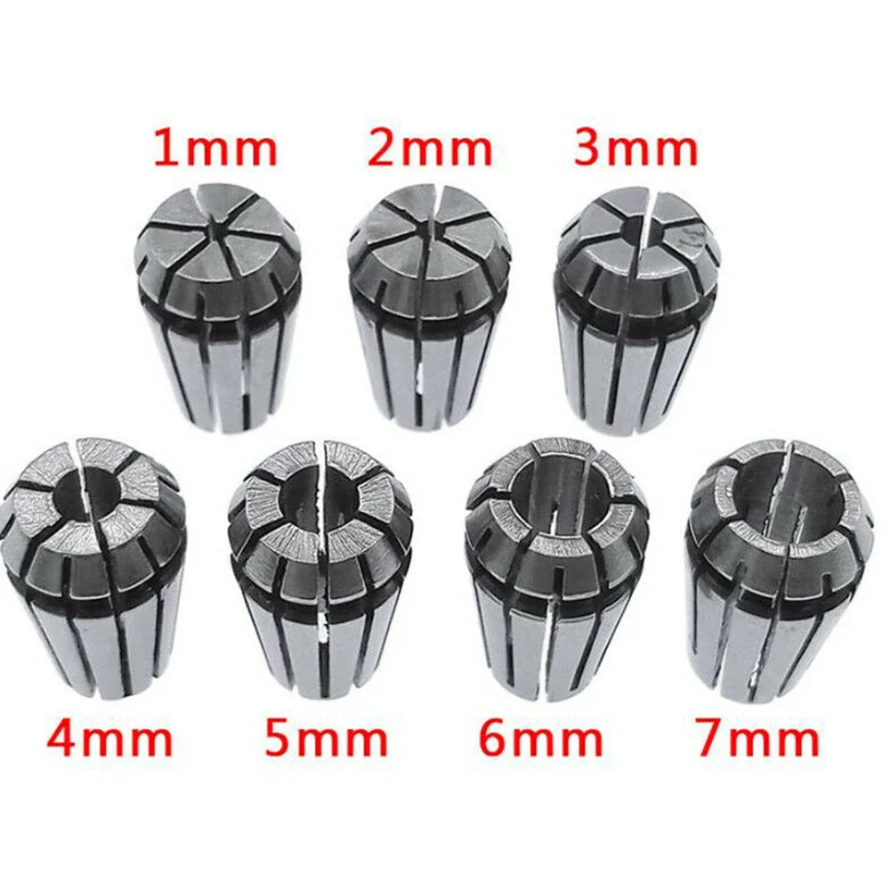 Spring Collet ER11 Collet 11.5mm Diameter Replacement 1MM-7MM 1pcs Accessories CNC Carbon Steel Engraving Machine