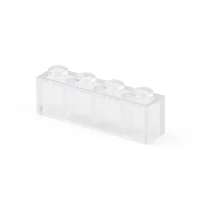 Transparent White Building Blocks  Thick Figures Bricks Educational Creative Size Fit Other Brand Plastic DIY Toys Accessorie 3
