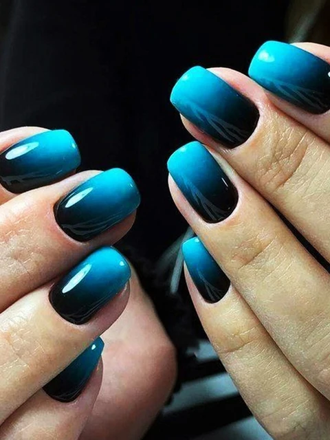 24pcs/set short square fake nails for women cute bride heart white french tips faux ongles y2k press on false nail supplies 18