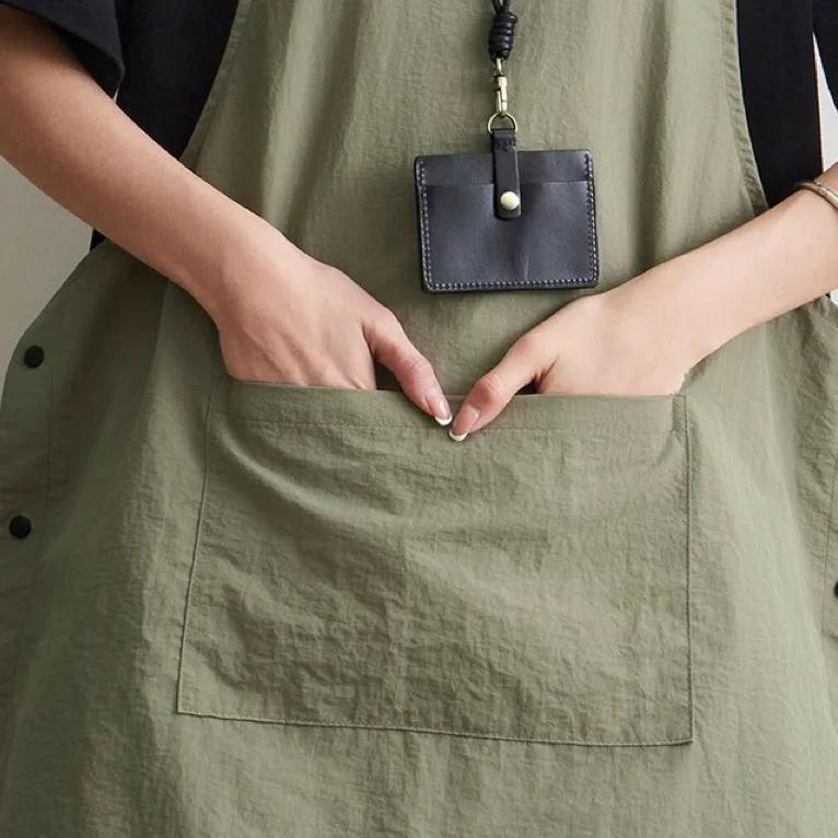 Description Picture 5 of itemAnti-pouring Sleeveless Aprons with Pocket Adjustable Outdoor Barber Coffee Shop Catering Apron Unisex Wear on Both Sides