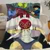 Anime P-Princess-ES M-Mononoke-ES Blanket Skin friendly comfort warm soft plush blanket suitable sofa living room office bedroom 6