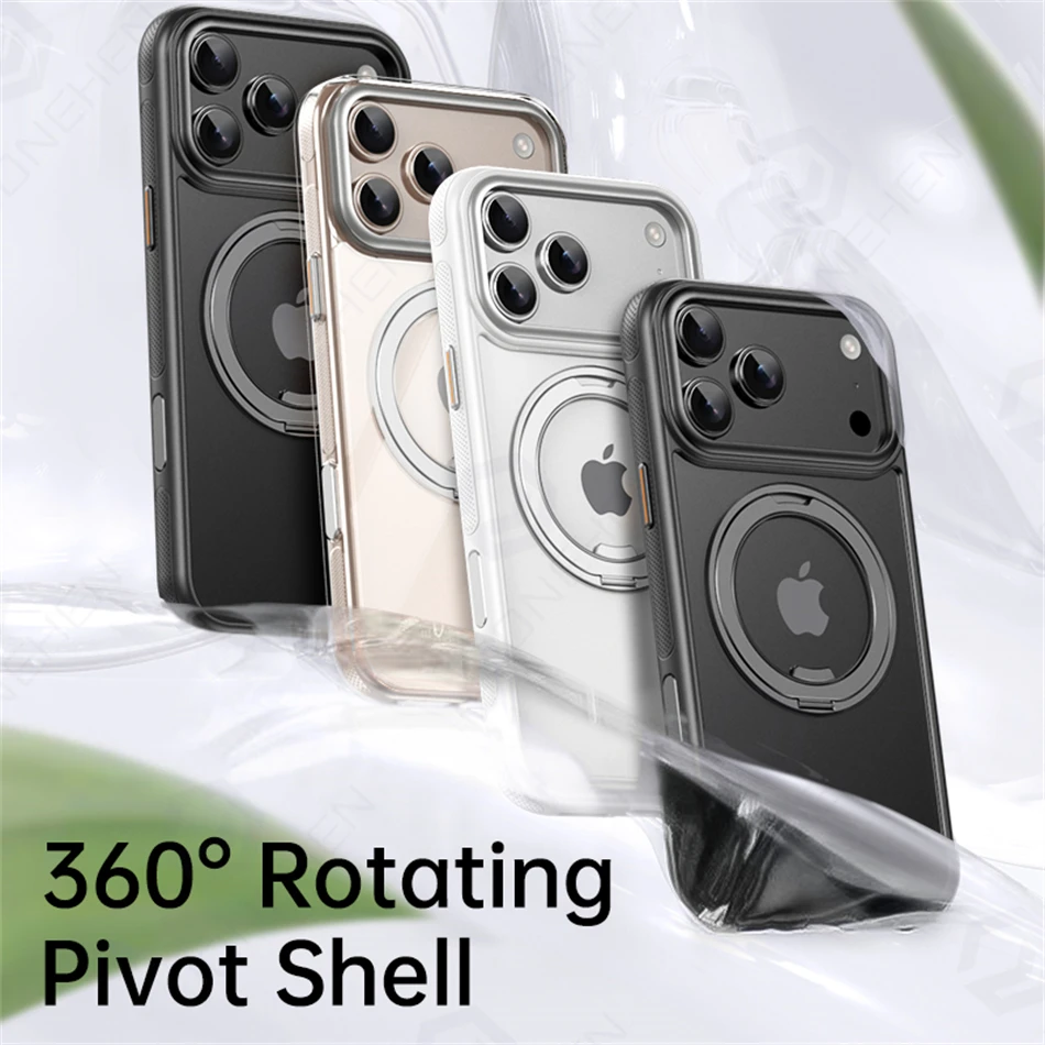 Magnetic 360° Rotating Sound-Torque Protective Armor Case