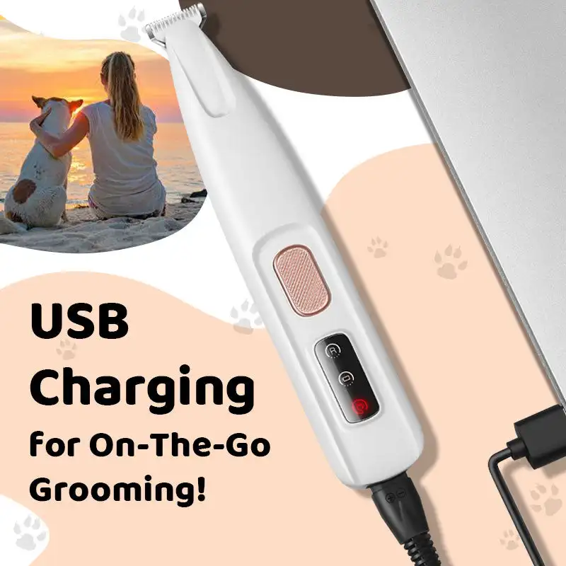 Fully Waterproof Rechargeable Pet Shaver with LED Light Cats Hair Trimmer Dog Hair Care Supplies Safe Dog Clippers for Grooming 5