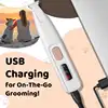 Fully Waterproof Rechargeable Pet Shaver with LED Light Cats Hair Trimmer Dog Hair Care Supplies Safe Dog Clippers for Grooming 5