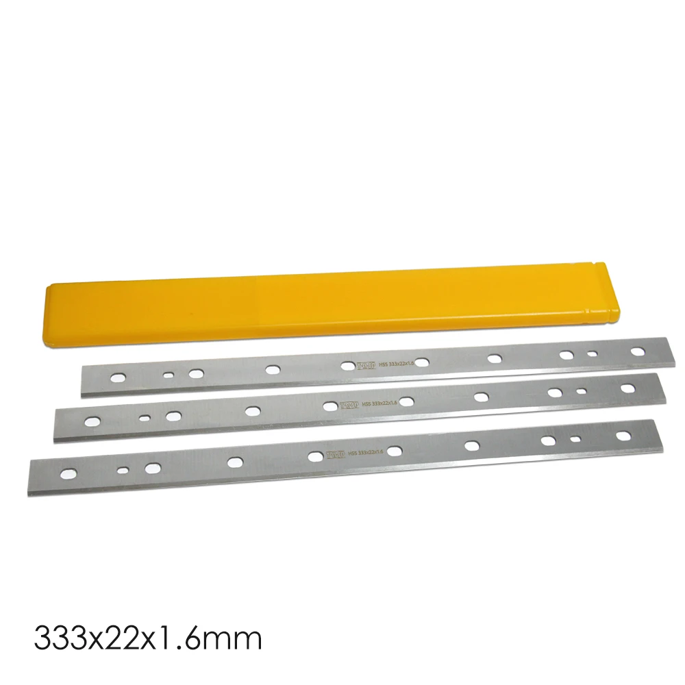 3pcs 13" Hss Thickness Planers Blades 330x22x1.6mm Double Edged Knives