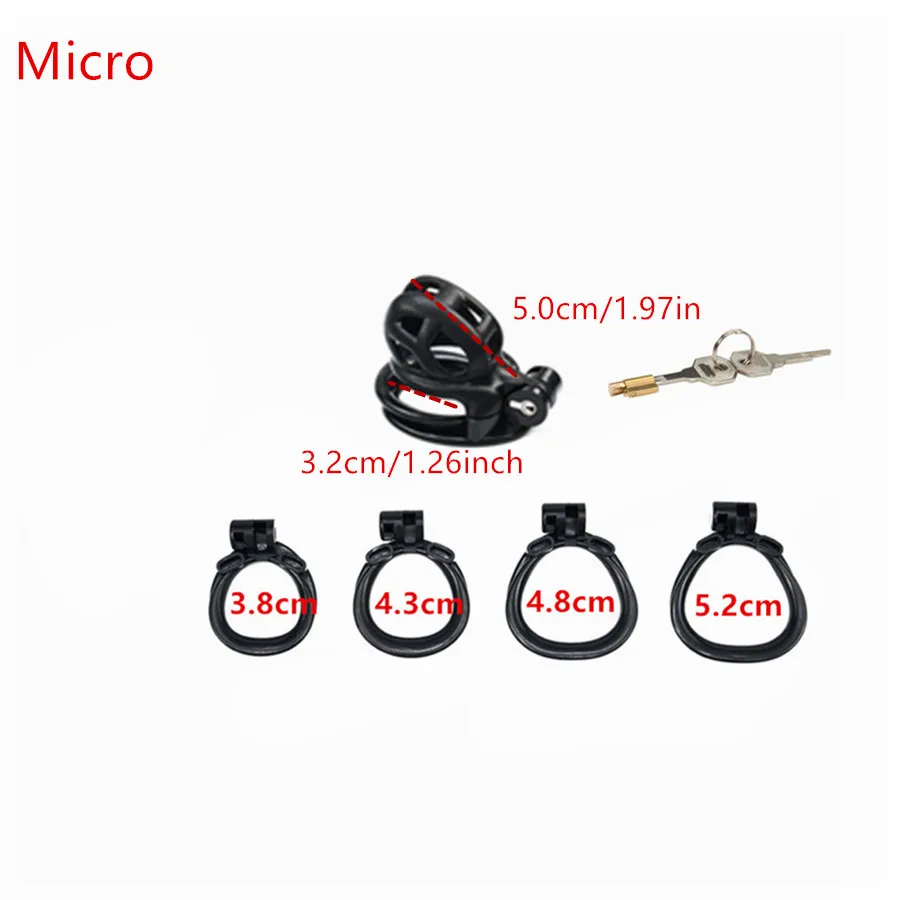 Superior Cobra Male Chastity Cage Lock Device With 4rings Sex toys for men