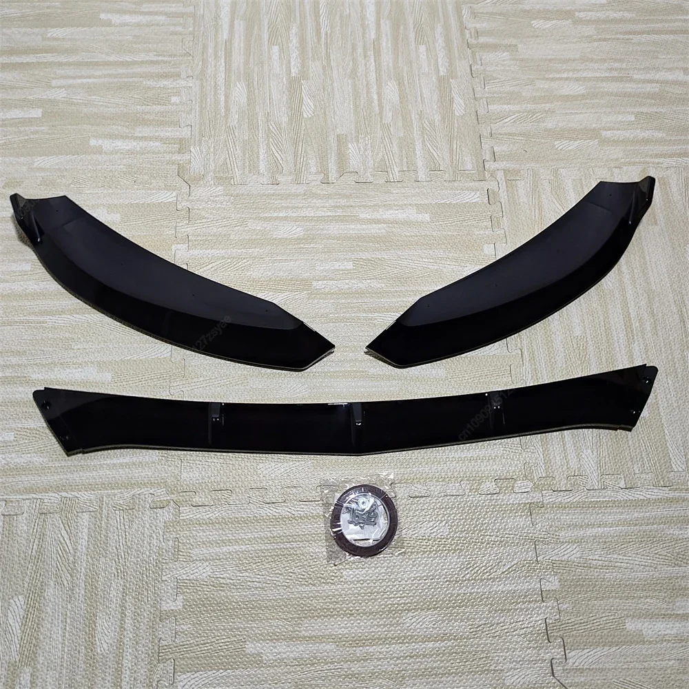 메르세데스 C 클래스 W205 C205 S205 C160 C200 C180 C300 C400 C450 AMG 2015-2021 디퓨저 바디 키트 용 자동차 앞 범퍼 립 스플리터