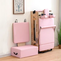 Folding Pilates Reformers machine Yoga studio Training gym Fitness oak wood Foldable Pilates bed home use pilates equipment 3