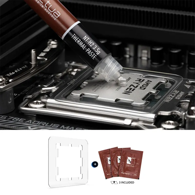 Noctua Nt-h1 3.5g 10g Am5 sw Edição Pasta de Graxa Condutiva Térmica para Notebook Graphics Cpu Cooler Gpu Chassis Cooling - Imagem 4