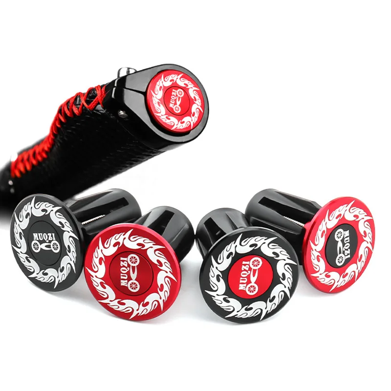 MUQZI Handlebar End Plugs Bike Bar Ends Cap Handlebar Cap For Road Mountain MTB Bicycle