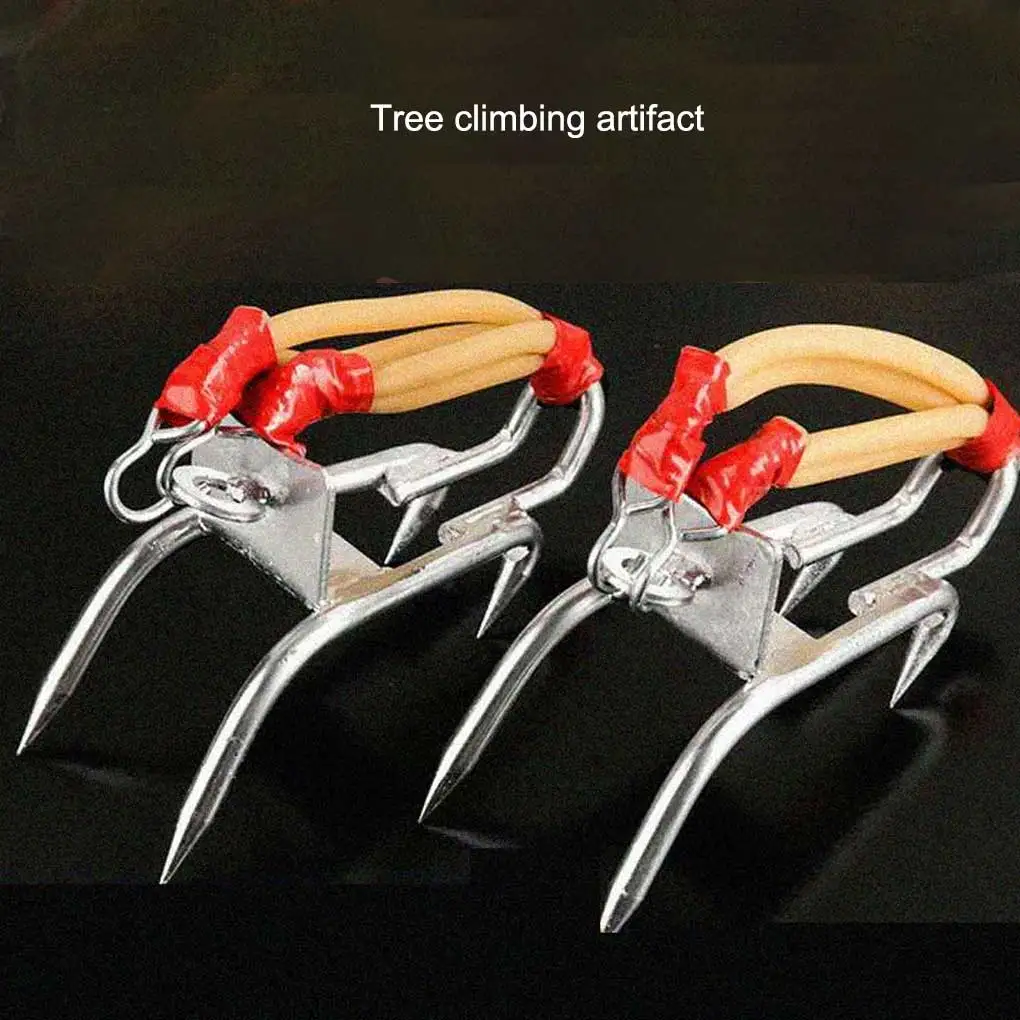2 Pieces Tree Climbing Spike Shoe Ascending Claw Shoes Multifunction