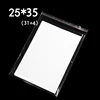 50pcs/set Width 25cm Storage Bags Clear Self Adhesive Seal Plastic Packaging Resealable Cellophane Opp Poly Bags Gift Bags 6