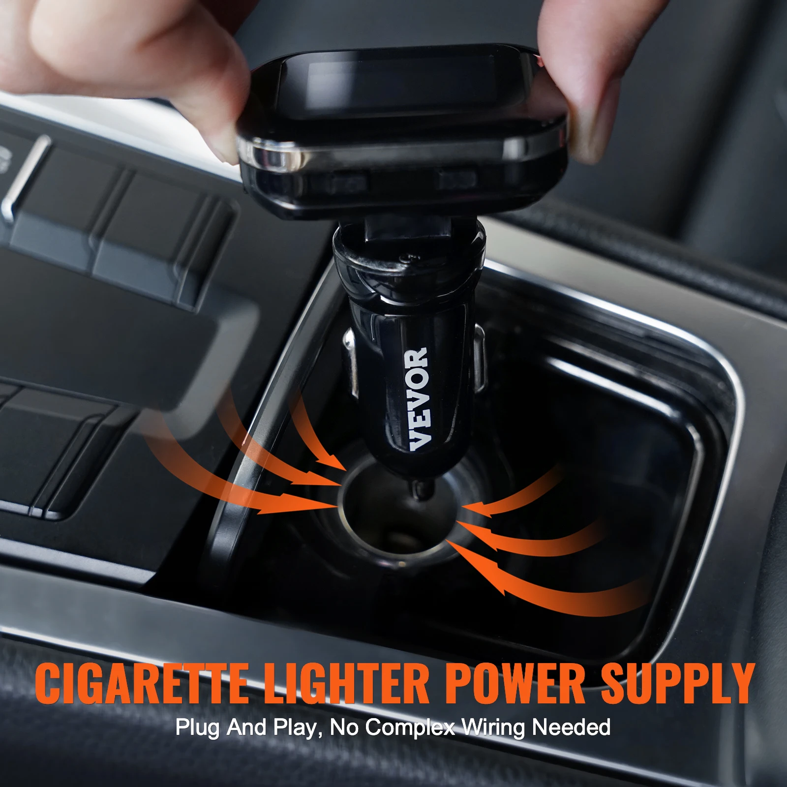 Wireless RV Tire Pressure Monitoring System with Waterproof Sensors