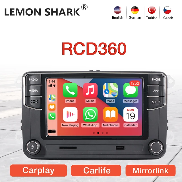 Ds Rcd360 Car Radio Carplay Mirrorlink Rcd300 Mib Autoradio For Vw