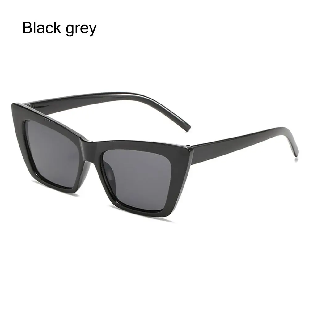 Fahion Square Sunglae Woman Vintage Cat Eye Deign Sun Glae Female Male Peronality Cool Retro Black Cateye_voghion.com