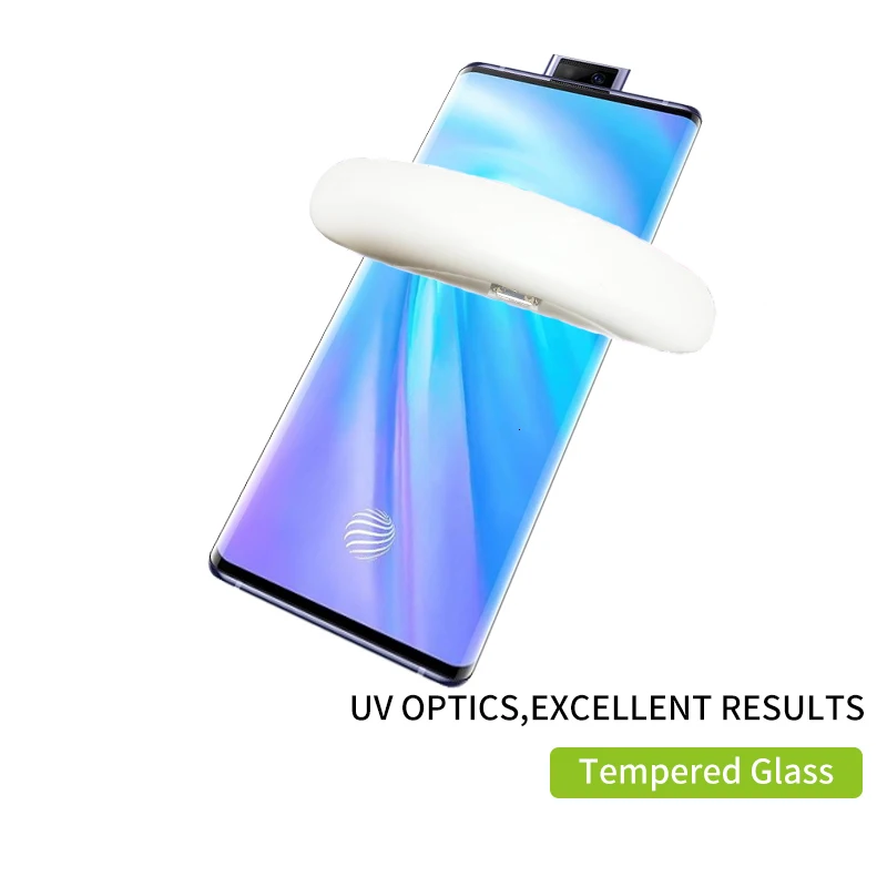 Premium 3D Curved Full Glue Tempered Glass UV Protective Screen Protector