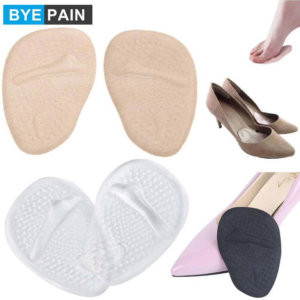 

1Pair Gel Metatarsal Pads, 1Pair Shoe Ball Foot Cushion Women Insoles High Heel Comfort Cushion Inserts Non-slip Shoe Pads