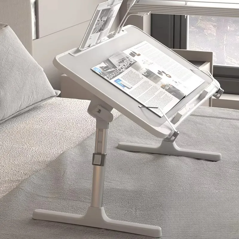 Computer Desks Office Furniture Bed Laptop Desk Lazy Person Bay Window Folding Storage Height Angle Adjustment Sturdy Durable