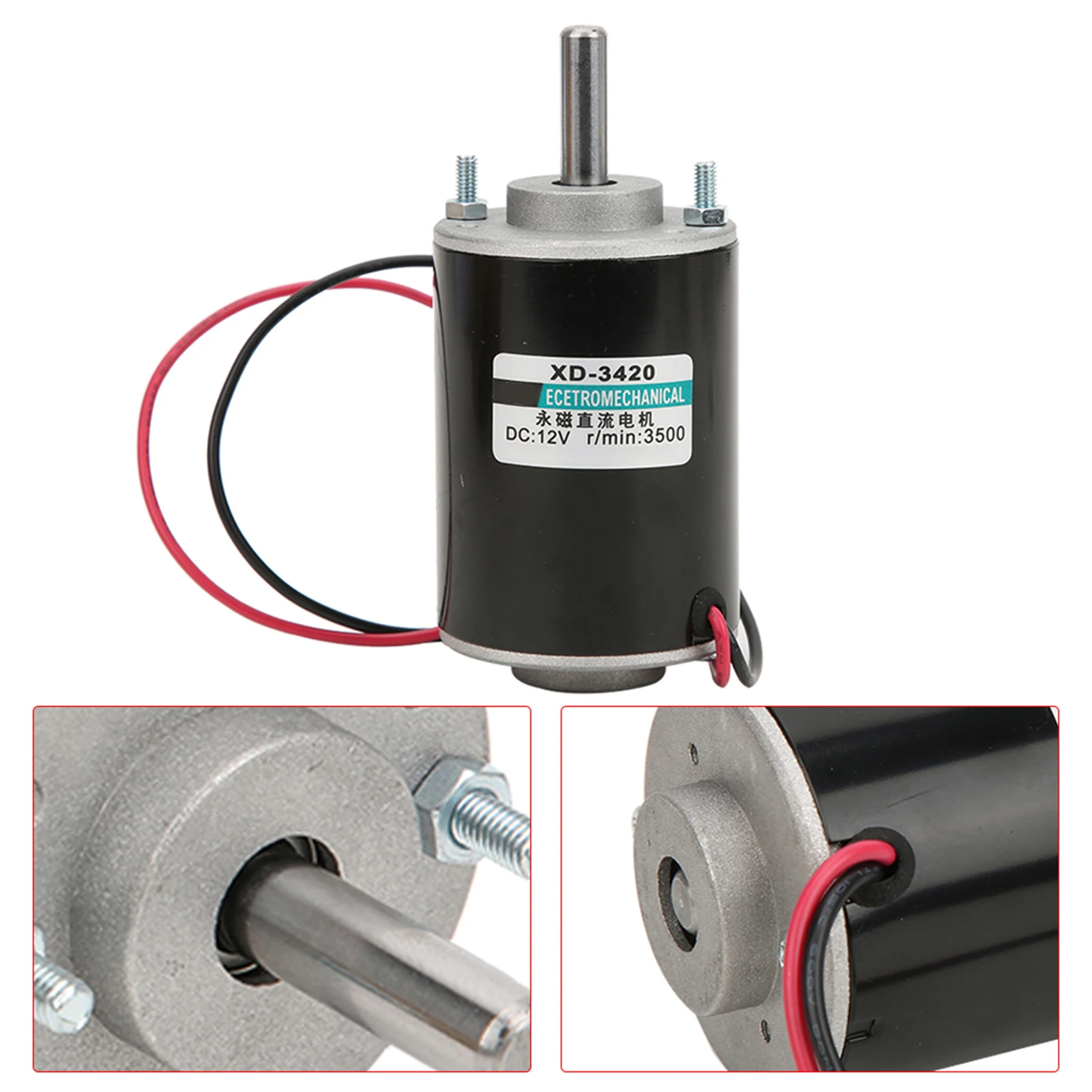 DC Electric Motor High Speed XD-3420 12/24V 30W Permanent Magnet DC High Speed CW/CCW dc electric motor