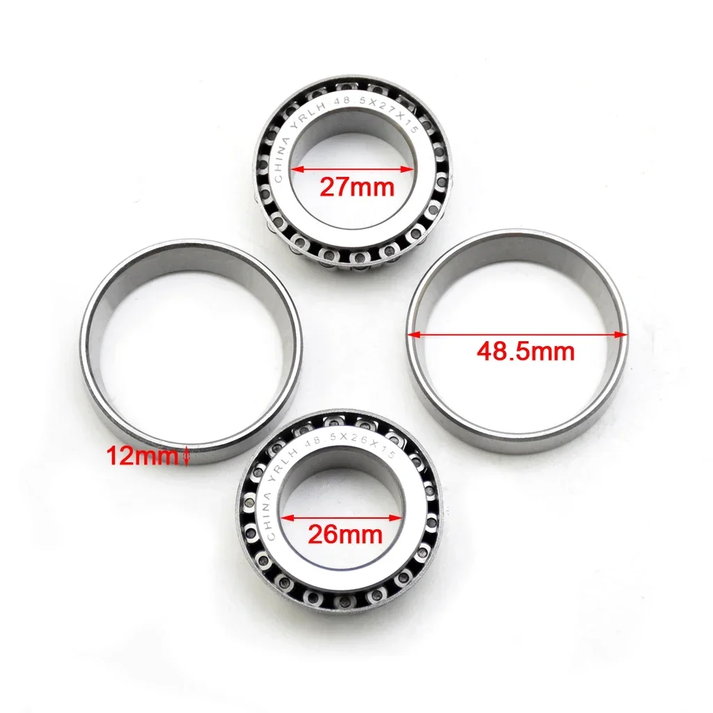 STEERING HEAD BEARING TAPER Roller PIT 27X48.5X15 26X48.5X15 48.50 mm 48.5*26*15 48.5*27*15 For Honda MSX125 Motorcycle steering stem bearings