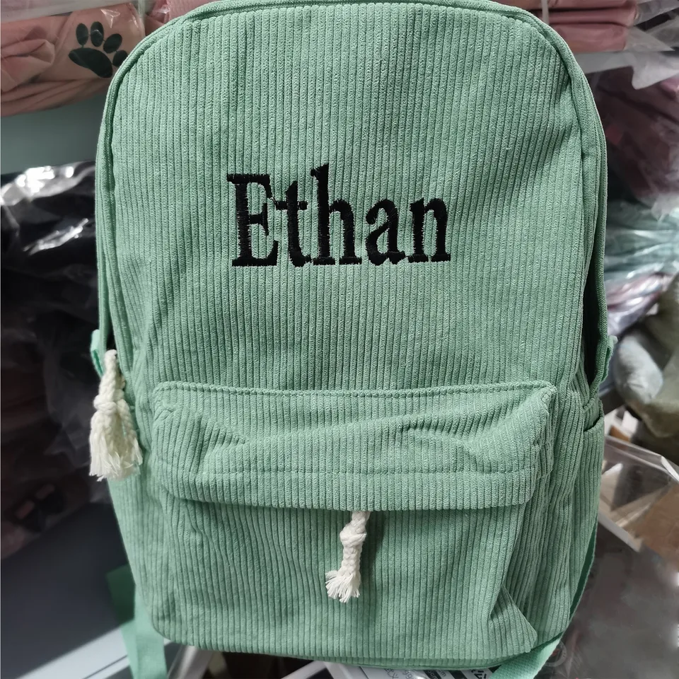 Harnais Chien Personnalisé Velours Côtelé Corail – Bande De Canailles