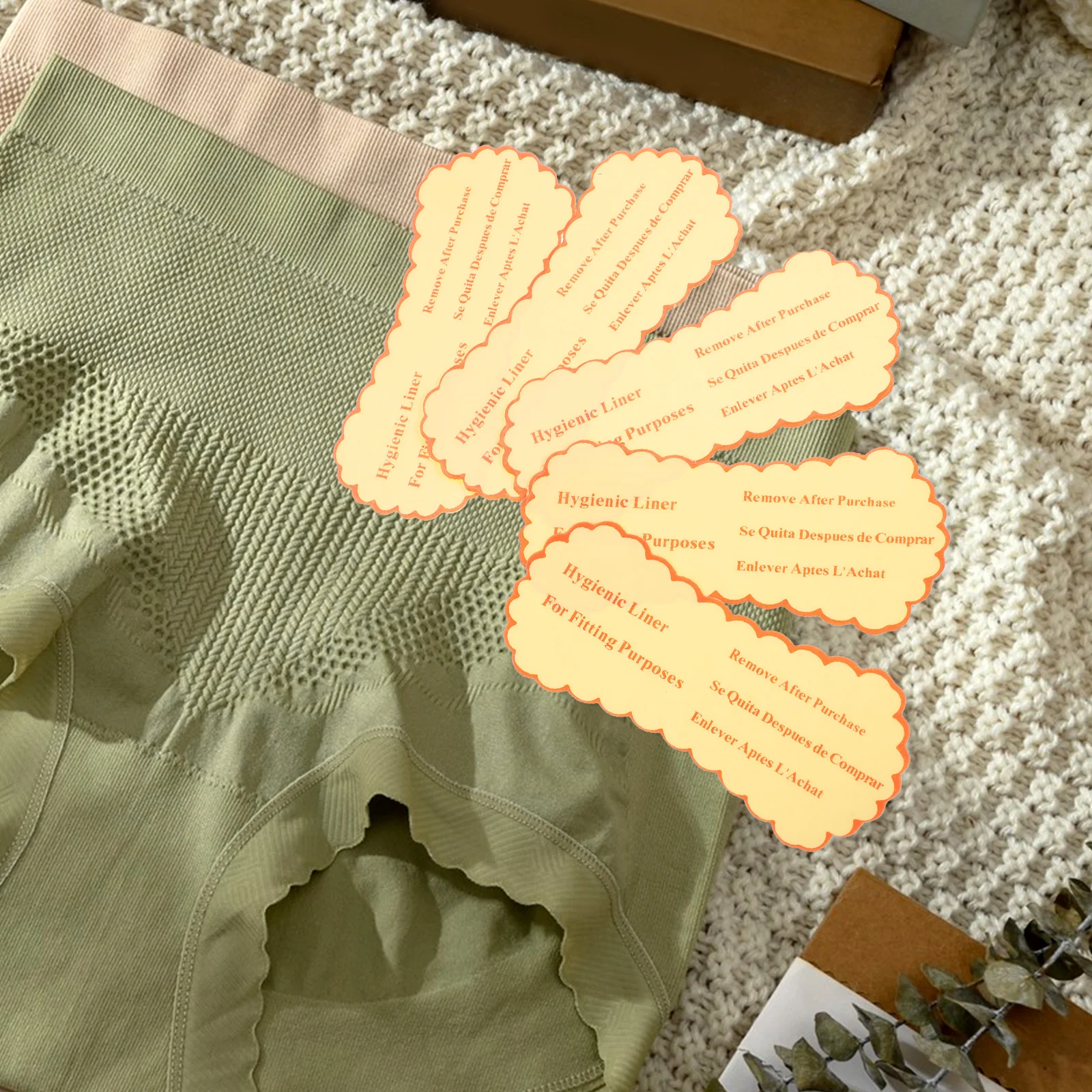 Рисунок 4 - защитные этикетки для нижнего 