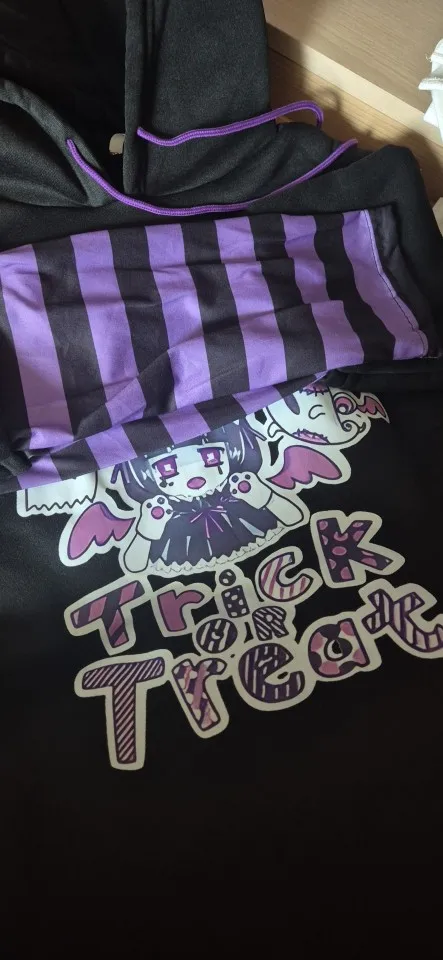 Loose Trick or Treat Hoodie photo review