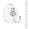 10Pc Suction Cup Hooks With Screw Nut 30-50 Mm Clear Sucker Pads Strong Adhesive Suction Holder For Car Glass Bathroom Wall Door 5