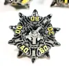 "DnD Dice Set - 7 Piece Sharp Edge Zinc Alloy Dice, Metal Hollow Beast Pattern, Silver for RPG & Tabletop Games" 4