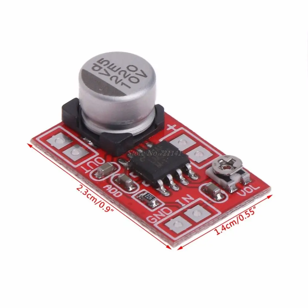 DC 5V-12V 마이크로 일렉트릿 증폭기 마이크 콘덴서 미니 마이크 증폭기 보드