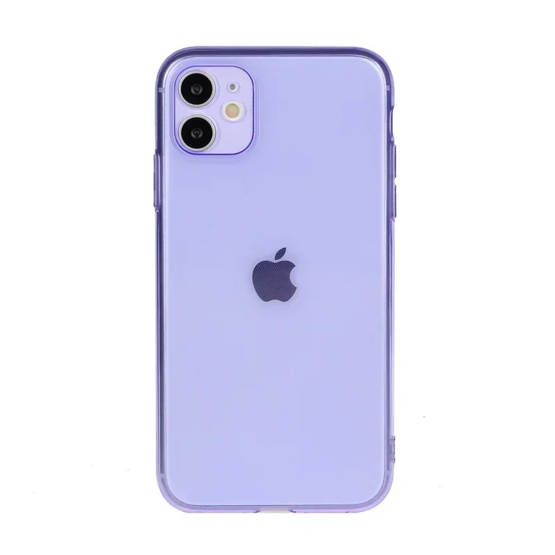 Vibrant Neon Fluorescent Shockproof TPU Case - Candy Color Soft Clear Cover