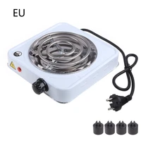 Portable Electric Iron for Burner Single Stove Mini Hotplate Adjustable Temperature Home Kitchen Cook Coffee Hea 2