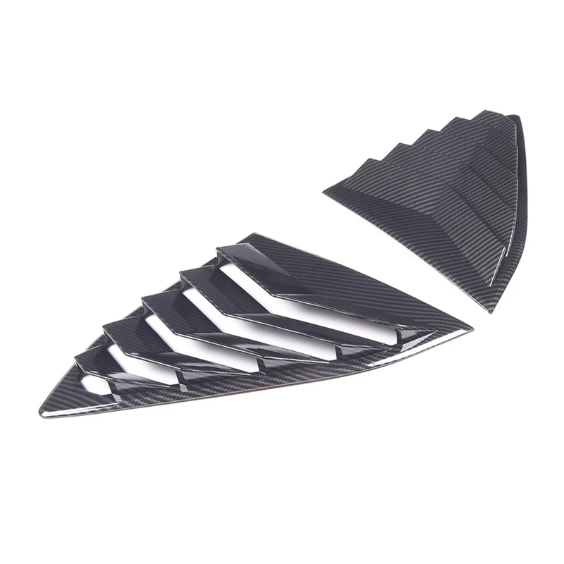 

Накладки на заднее стекло автомобиля для Chevrolet Corvette C8 2020-2023, накладки на вентиляционные отверстия, запасные части из АБС-углеродного волокна