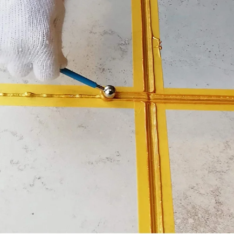 4Pcs 도트 도구 볼 스타일러스 8 크기 DIY 스테인레스 스틸 폴리머 클레이 키트 타일 그라우트 바닥 압력 솔기 스틱 코킹 도구