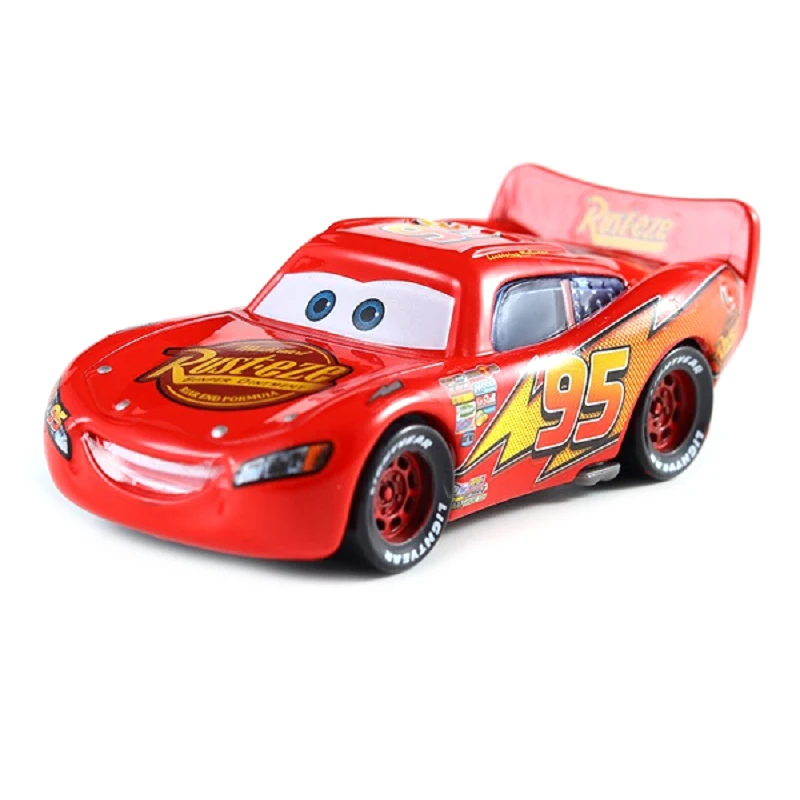 Cars 2 Disney Pixar Car 3 Lightning McQueen Mater Chick Hicks Dinoco King plane Sally Luigi Metal Alloy Model Toy Children Gift - Bilde 3