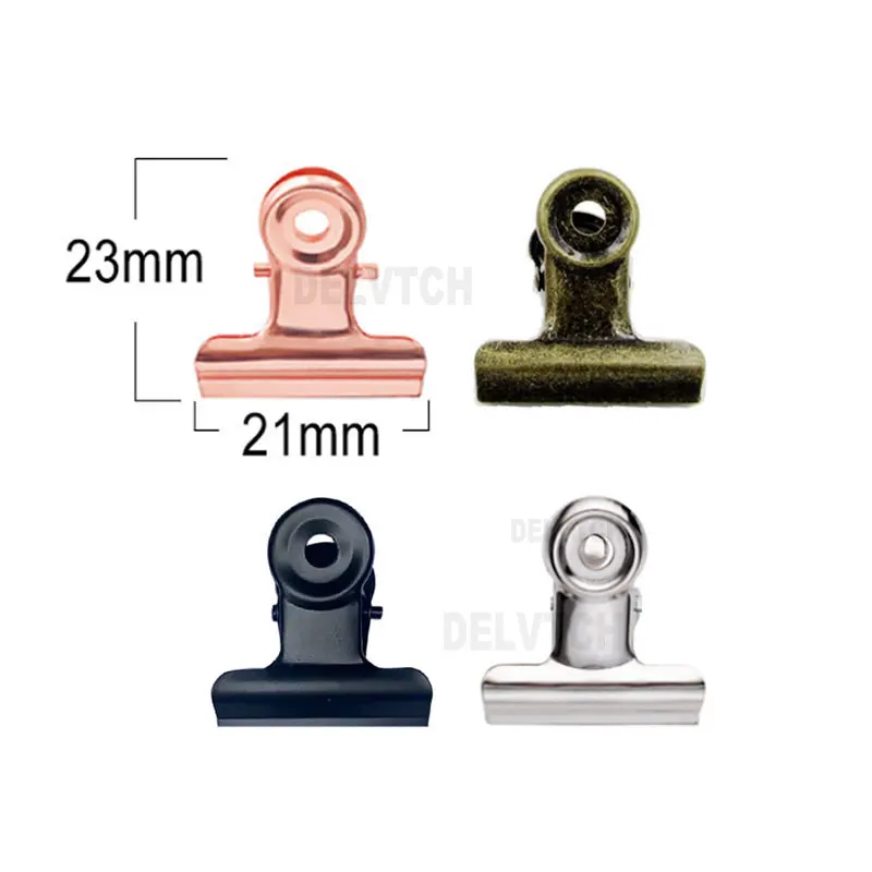 Mini Metal Grip Bulldog Spring Clips Ticket Paper Stationery Clip Tags Document Binder Clip Photo Clamp 20Pcs 40Pcs Set,binder clips,paper clips,metal clamp clips