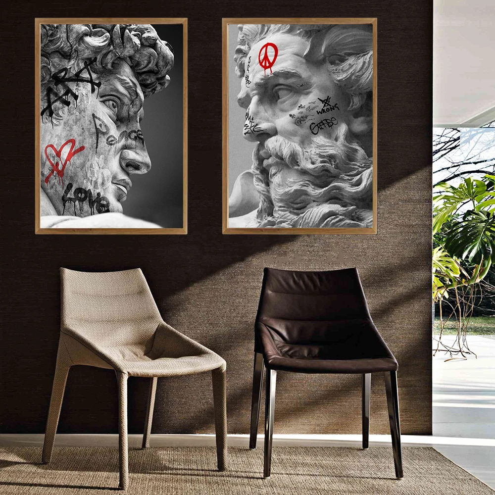 ビンテージ アートポスター 海外ポスター 彫刻家 抽象的 50x70cm