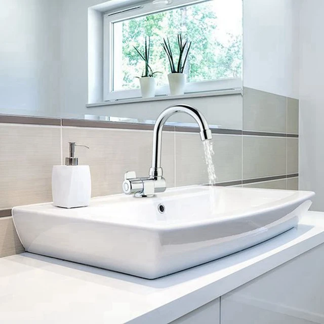 세련되고 편리하며 내구적인 회전 구리 분지 수도꼭지