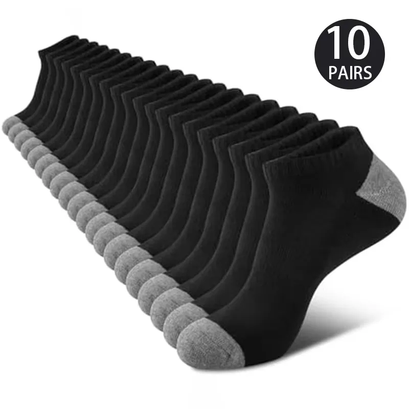 10 Pairs Of Comfortable Breathable Socks Sweat Absorbing