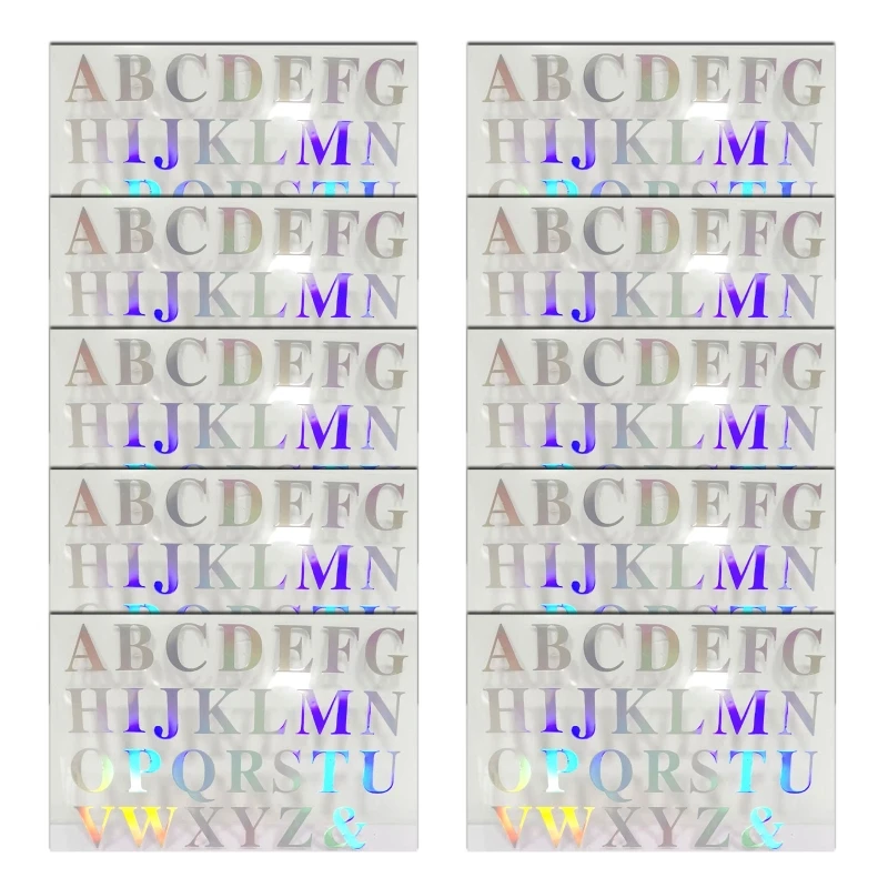 Gold Letter Stickers Self-Adhesive Small Alphabet Stickers Decals for Sign  Resin Mold Scrapbooking Journaling Crafts